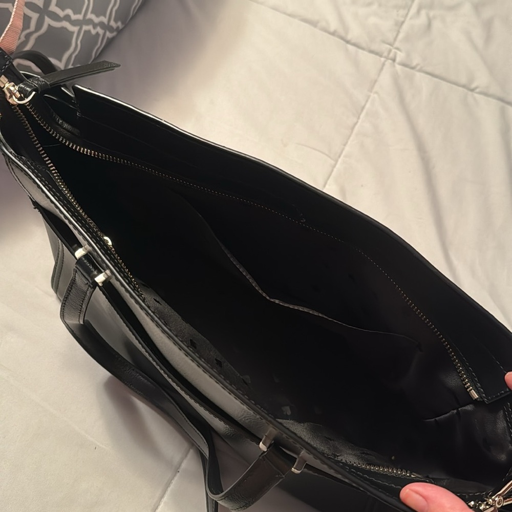 Kate Spade Satchel, Black, used barely and in good condition - Picture 3 of 4